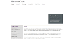 Desktop Screenshot of marinerscourt.com.au