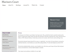 Tablet Screenshot of marinerscourt.com.au